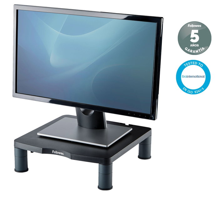 Fellowes Soporte para Monitor Estándar Ajustable Grafito Fellowes Soporte para Monitor Estándar Ajustable Grafito
